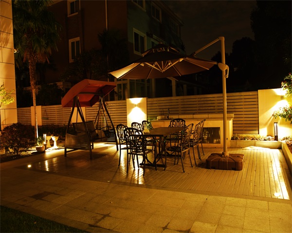 現代風格庭院景觀設計夜景欣賞